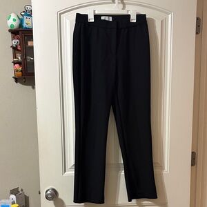 Elegant Black Straight Leg Women's Pants
